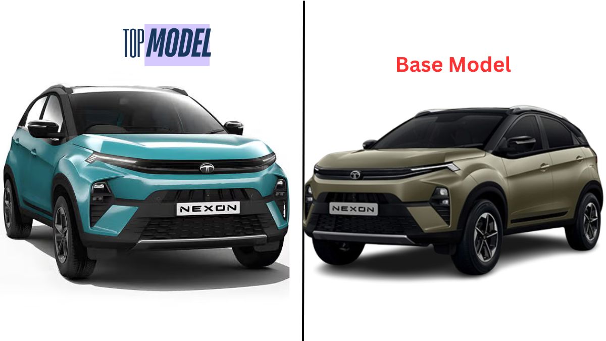 Tata Nexon Base Model VS Top Model