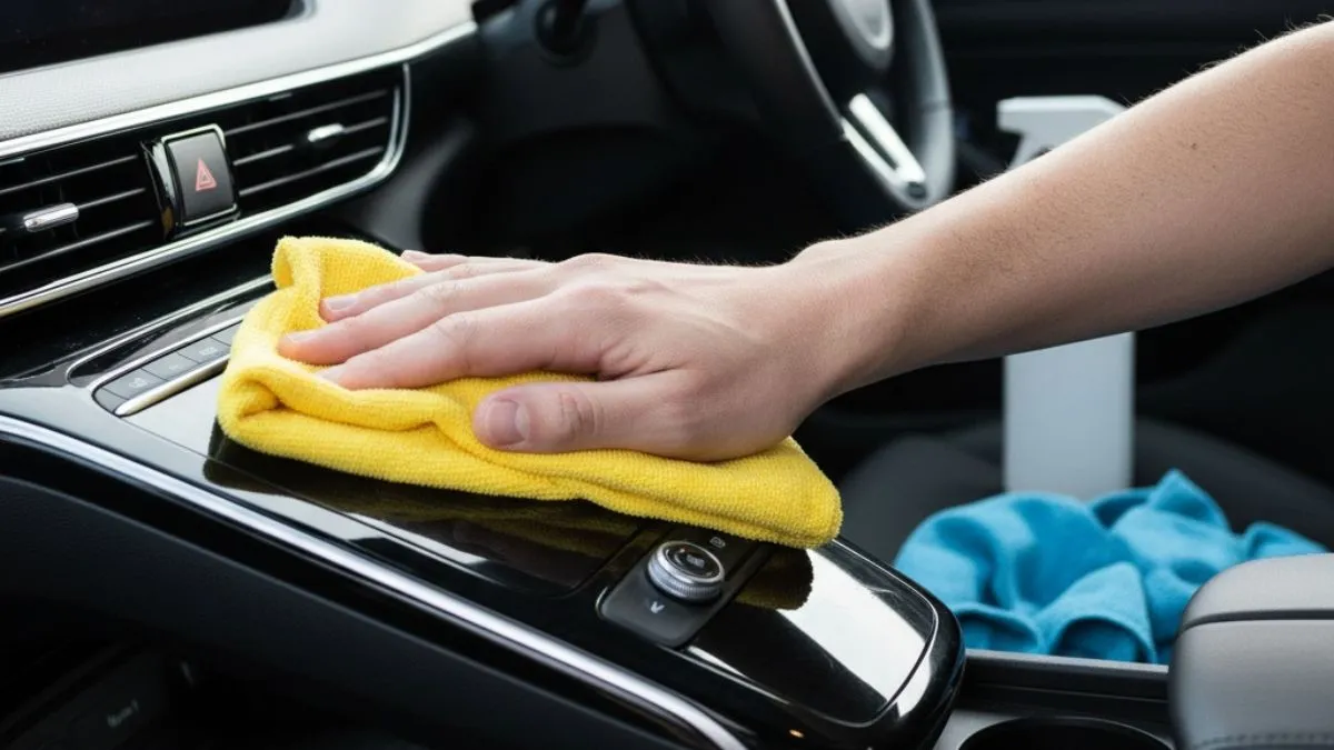 Car interior cleaning