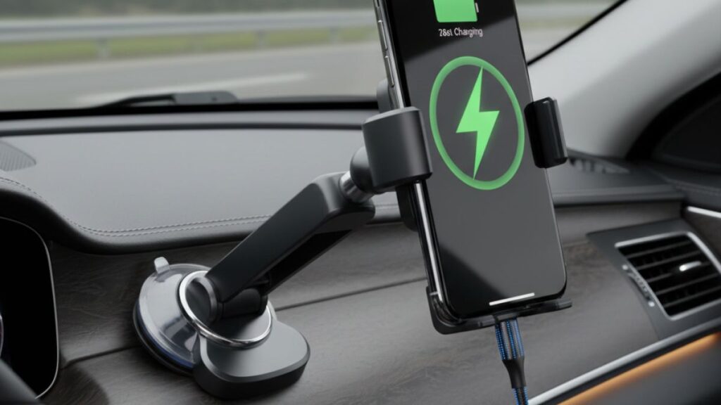 Car Mobile Holder with Charger