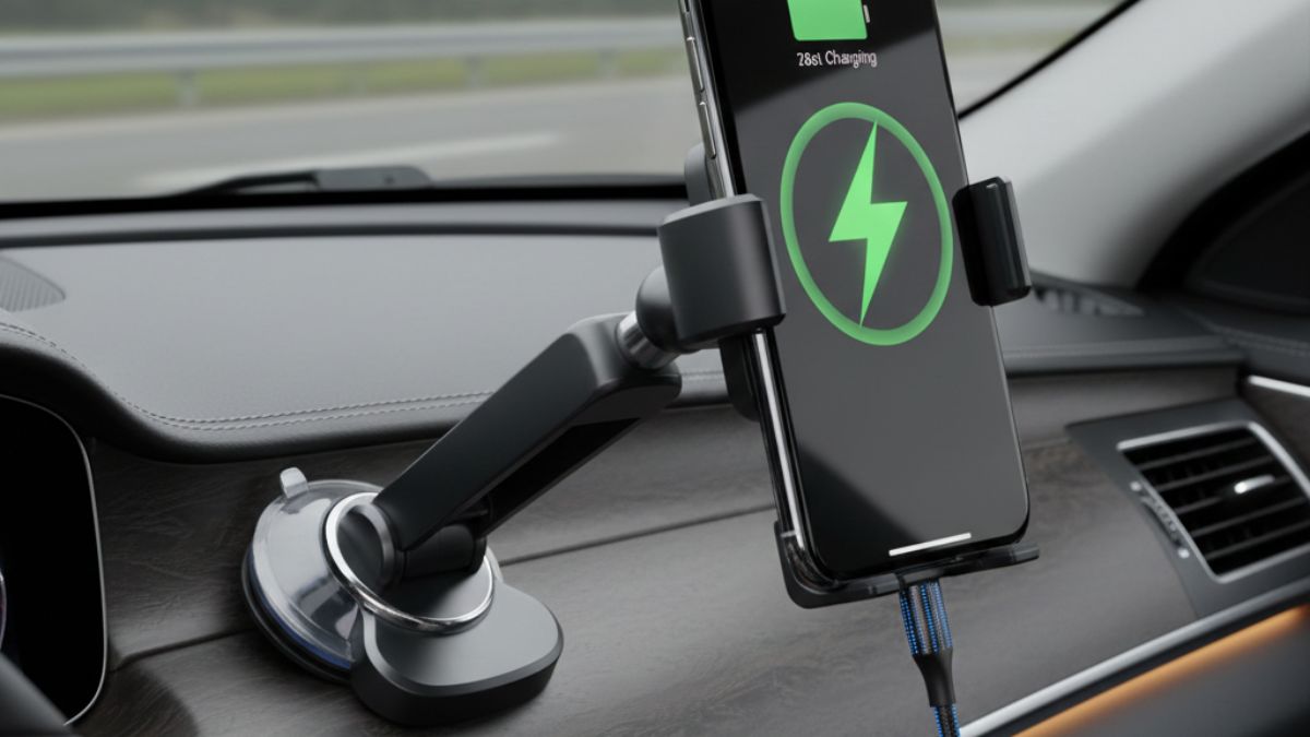 Car Mobile Holder with Charger