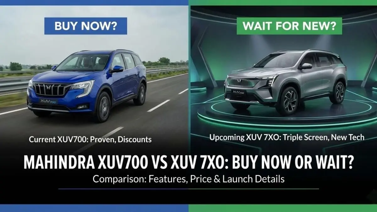 Mahindra XUV700 VS XUV 7XO